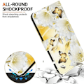 Miniatyrbild 4 av 5: Plånboksfodral för Realme 13+ 5G Anti-Drop Läder Flip Cover Mönstertryck Multicolor Style E