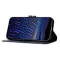 Miniatyrbillede 4 af 5: Til Samsung Galaxy S25 Edge Etui Glad Kat Mønster Præget Læder Wallet Telefon Cover Multicolor Blue