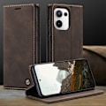 Miniatyrbillede 5 af 5: Til Oppo Reno13 5G Wallet Case CASEME 013 Series PU Læder Telefon Cover Stativ Multicolor Coffee