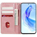 Pikkukuva 3 / 5: Honor Magic5 Pro Vasikannahka Pintainen Iskunkestävä PU-nahkainen Suojakotelo Käännettävä Jalustallinen Lompakkokotelo Multicolor Style F