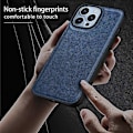 Miniatyrbild 2 av 5: Stöttåligt mobilskal för iPhone 15 Pro Retro PU-läderbelagd TPU+PC Baksida Multicolor Style A