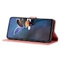 Miniatyrbillede 2 af 5: Til Samsung Galaxy A42 5G Blomstermønster Telefon Stand Case PU Læder Wallet Cover Multicolor Style C