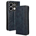 Miniatyrbilde 1 av 5: For Infinix Zero 30 5G Deksel Retro PU Lær Stativ Lommebokdeksel Multicolor Style C
