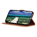 Miniatyrbillede 3 af 5: KHAZNEH Etui til Samsung Galaxy A05 4G PU Læder Retro Tekstur Stand Telefon Cover Multicolor Style A