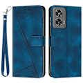 Pikkukuva 1 / 5: Motorola Edge 50 Fusion 5G -puhelimen kolmiopainatuksella varustettu nahkainen suojakotelo jalustalla Multicolor Style A