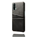 Pikkukuva 2 / 5: KSQ PU-nahkapäällysteinen PC-puhelimen takakuori kahdella korttipaikalla OnePlus Nord CE 5G:lle Multicolor Style C