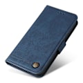 Miniatyrbild 5 av 5: För Samsung Galaxy F34 5g/m34 5g Imprinted Lines Stand Cover Anti-drop Pu Läder Phone case Blue