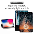 Miniatyrbillede 2 af 5: Til Samsung Galaxy Tab S7 FE/Tab S7+/Tab S8+ Etui Mønsterprint PU Læder Flip Cover med Støttefod Multicolor Style F