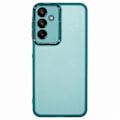 Pikkukuva 2 / 5: WANLONFENG DKSM -sarja Samsung Galaxy A16 5G/A16 4G -puhelimelle, sähköpinnoitettu kehys karkaistulla lasilla Multicolor Transparent Army Green