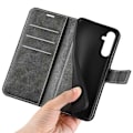 Pikkukuva 4 / 5: Samsung Galaxy A34 5G Folio Flip -puhelinlaukku vasikannahkajäljitelmällä, jalustalla ja lompakkokannella Multicolor Style D