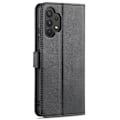 Miniatyrbillede 3 af 5: AZNS PU Læder Wallet Stand Telefon Cover Shell til Samsung Galaxy A32 4G (EU Version) Multicolor Style B
