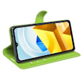 Pikkukuva 3 / 5: Xiaomi Poco M5 4G Folio Flip -puhelinkotelo PU-nahkaa suojakannella ja lompakkotelineellä Multicolor Style F
