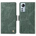Pikkukuva 1 / 5: YIKATU YK-005 Xiaomi 12 Lite 5G -puhelimelle ihonmyötäinen PU-nahkainen suojakotelo jalustalla ja lompakolla Multicolor Style D