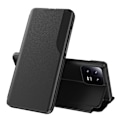 Miniatyrbillede 1 af 5: PU Læder Telefon Stand Case til Xiaomi 13 5G, Visningsvindue Anti-drop Telefon Cover Multicolor Style A