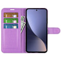 Pikkukuva 2 / 5: Puhelinkotelo Xiaomi 13 5G:lle, PU-nahkainen läppäkotelo jalustalla, lompakko, pudotussuoja Multicolor Style H