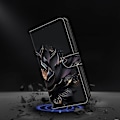 Miniatyrbild 4 av 5: För iPhone 15 Pro Fodral 3D Mönstertryck Läder Plånboksfodral Multicolor Style H
