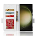 Miniatyrbild 2 av 5: Plånboksfodral för Samsung Galaxy S23 Ultra Mobiltelefon, Ställ, PU-läder, Dubbelt Magnetlås Multicolor Style C