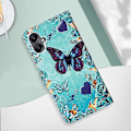 Pikkukuva 5 / 5: YB Pattern Printing Leather Series-4 Samsung Galaxy A15 4G -kotelo PU-nahkainen puhelinlompakkokotelo Multicolor Style A