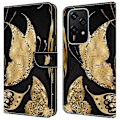 Pikkukuva 1 / 5: For Honor 200 Lite Lompakkokotelo Magneettilukolla 3D-kuvioitu Nahkainen Puhelinkotelo Multicolor Style B