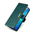 Miniatyrbillede 4 af 5: Læder Wallet Case med RFID-blokering og stativ til Realme GT 7 Pro 5G med håndrem - Multicolor Green