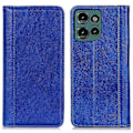 Miniatyrbillede 1 af 5: Stand Case i spaltlæder med litchi-tekstur til Motorola Edge 50 Neo 5G, tegnebog telefoncover Multicolor Style B