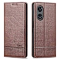 Miniatyrbillede 1 af 5: AZNS Læder Telefon Cover med Anti-ridse, Stand, Wallet og Magnetisk Flip til Oppo A58 5G/A58x 5G/A78 5G Multicolor Style F