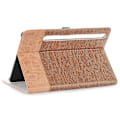 Miniatyrbillede 4 af 5: Til Samsung Galaxy Tab S9 FE Wallet Case Krydset Tekstur PU Læder Tablet Cover Multicolor Style A
