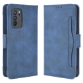 Pikkukuva 1 / 5: Nahkainen jalustallinen lompakkokotelo useilla korttipaikoilla Oppo Reno6 Pro 5g (mediatek) -puhelimelle Blue
