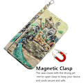Miniatyrbillede 4 af 5: Til Xiaomi Redmi Note 13 Pro+ 5G Etui 3D Mønster Læder Wallet Telefon Cover Håndtaske Multicolor Animals