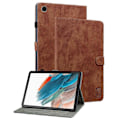 Miniatyrbilde 1 av 5: For Samsung Galaxy Tab A9 Lærdeksel Søtt Tigeravtrykk Justerbart Stativ Nettbrettveske Multicolor Style E