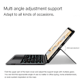 Miniatyrbillede 4 af 5: For Honor Pad X9 Pro Læder Etui + Touchpad Bluetooth-kompatibelt Tastatur med Baggrundsbelysning