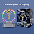Miniatyrbild 2 av 4: Klocka Bluetooth Högtalare Klocka Bord Gio Bord Klocka Sovrum Dekoration Bord Klocka Sovrum Gio Glödande väckarklocka A Gold