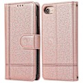 Miniatyrbillede 1 af 5: PU læder tegnebogsetui med 2 stropper til iPhone SE/SE/7/8 4,7 tommer Multicolor Rose Gold