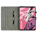 Miniatyrbillede 2 af 5: Cover til Lenovo Legion Y700 (2023)/Tab Gen 2 med præget stativ, PU læder kortholder tabletetui Multicolor Style C