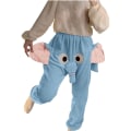 Miniatyrbild 1 av 7: Roliga elefantbyxor, söta dimensionella pyjamasbyxor för par, parpresenter för kvinnor för män Blue Blue M