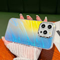 Pikkukuva 2 / 5: iPhone 16 Pro -kuori Silikoni+PC IMD Lasertekstuuri Mattapintainen Puhelinkuori - AK6 Multicolor AK46