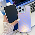 Pikkukuva 3 / 5: iPhone 15 Pro Max -kotelo PC+TPU IMD laserkuvioitu mattapuhelinkuori helmikoristeella Multicolor Style B