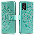 Miniatyrbillede 1 af 5: Præget Mandala Blomst Pung Læder Etui med Rem til Samsung Galaxy A52 4G/5G/A52s 5G Multicolor Style B