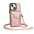 Pikkukuva 4 / 5: Korttipaikallinen puhelinjalustakotelo iPhone 15:lle, vetoketjutasku PU-nahkapäällysteinen TPU-suojus Multicolor Style B