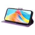 Miniatyrbillede 3 af 5: Mobiltelefonetui til Oppo A58 4G, Wallet Stand Shell PU Læder Solsikke Præget Telefoncover Multicolor Style C