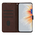 Miniatyrbild 3 av 5: YX0030 Plånboksfodral i PU-läder för Samsung Galaxy S23 FE med tryckt stativ och flip-skydd Multicolor Style C