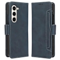 Pikkukuva 1 / 5: Useita korttipaikkoja sisältävä nahkakotelo Samsung Galaxy Z Fold5 5G:lle, lompakkoteline puhelinkuori Multicolor Style D