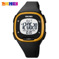 Miniatyrbilde 1 av 5: SKMEI 1959 sportsklokker Nedtelling dobbel tid klokke alarm Chronograph bord Digitale klokker gold