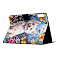 Miniatyrbild 4 av 5: Stativfodral med mönstertryck i läder för Lenovo Tab M9 TB-310FU med automatisk väckning/viloläge Multicolor Dog