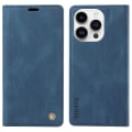Miniatyrbillede 1 af 5: Til Iphone 15 Pro Max Hud-berørings PU Læder Shell Wallet Stand Telefon Cover Blue