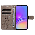 Miniatyrbild 2 av 5: Fodral för Samsung Galaxy A06, blommönstrat PU-läder plånboksfodral Multicolor Style A