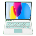 Pikkukuva 2 / 5: Type C A10B-A iPad 10.9 (2022) -mallille, karkkivärinen kynäpaikkamuotoilu, nahka + TPU-tablettitelinekotelo Multicolor Style B