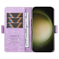 Miniatyrbillede 2 af 5: YIKATU YK-005 Telefonpung Etui til Samsung Galaxy S23 Ultra med Hudvenligt Læder og Støttefunktion Multicolor Style B