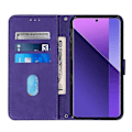 Pikkukuva 2 / 5: YB Imprinting Series-1 Xiaomi Redmi Note 13 Pro+ 5G -puhelinkotelo lompakolla, nahkainen, viivakuvio Multicolor Style E
