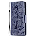 Miniatyrbilde 2 av 5: Imprint Butterfly Lommebok Lær Stativ Deksel for Samsung Galaxy S21 FE 5G Multicolor Style C